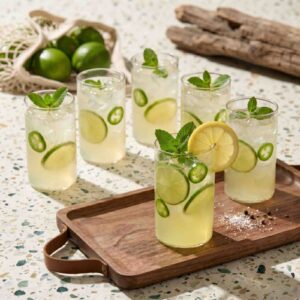 Synlora Elite Borosilicate Glass Tumblers Set of 6