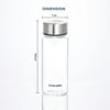 PrimeBorosilicateGlassWaterBottle500ml (2) Synlora Prime Borosilicate Glass Water Short Bottle (500 ml)