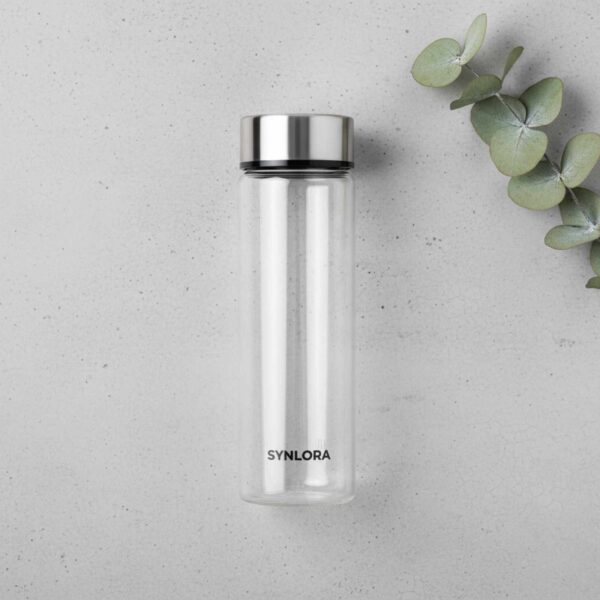 Synlora Prime Borosilicate Glass Water 500 ml Tall Bottle (5) Synlora Prime Borosilicate Glass Water 500 ml Tall Bottle