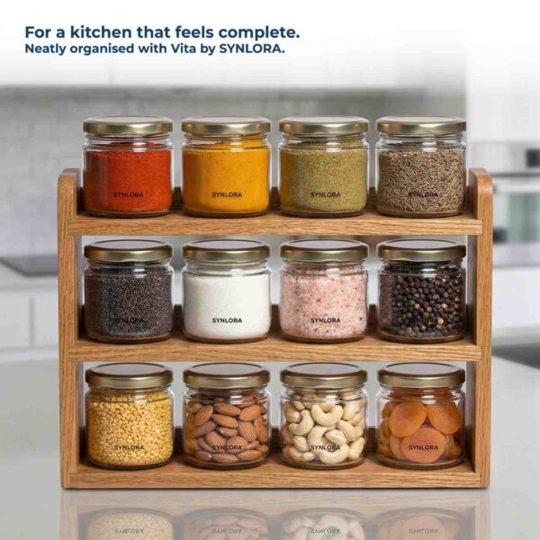 Synlora Vita Glass Jar Set of 12 (350 ml each)