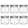 Synlora Vita Glass Jar Set of 2 (350 ml each) (2) Synlora Vita Glass Jar Set of 6 (350 ml each)