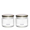 Synlora Vita Glass Jar Set of 2 (350 ml each)