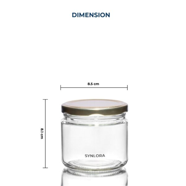 Synlora Vita Glass Jar Set of 2 (350 ml each) (6) Synlora Vita Glass Jar Set of 6 (350 ml each)