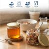 Synlora Vita Glass Jar Set of 2 (350 ml each)