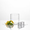 Synlora Barrel Borosilicate Glass Tumblers