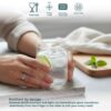 Synlora Barrel Borosilicate Glass Tumblers