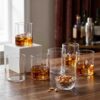 Synlora Barrel Borosilicate Glass Tumblers
