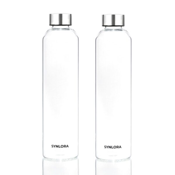 prime1000mlbottlepostsetof Synlora Prime Glass Bottle Set of 2 (1 L each)