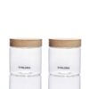 Synlora Vero Airtight Borosilicate Glass Jar Set of 2 (500 ml each)