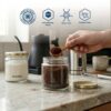 Synlora Vita Glass Jar Set of 6 (200 ml each)