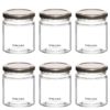 Synlora Vita Glass Jar Set of 6 (200 ml each)